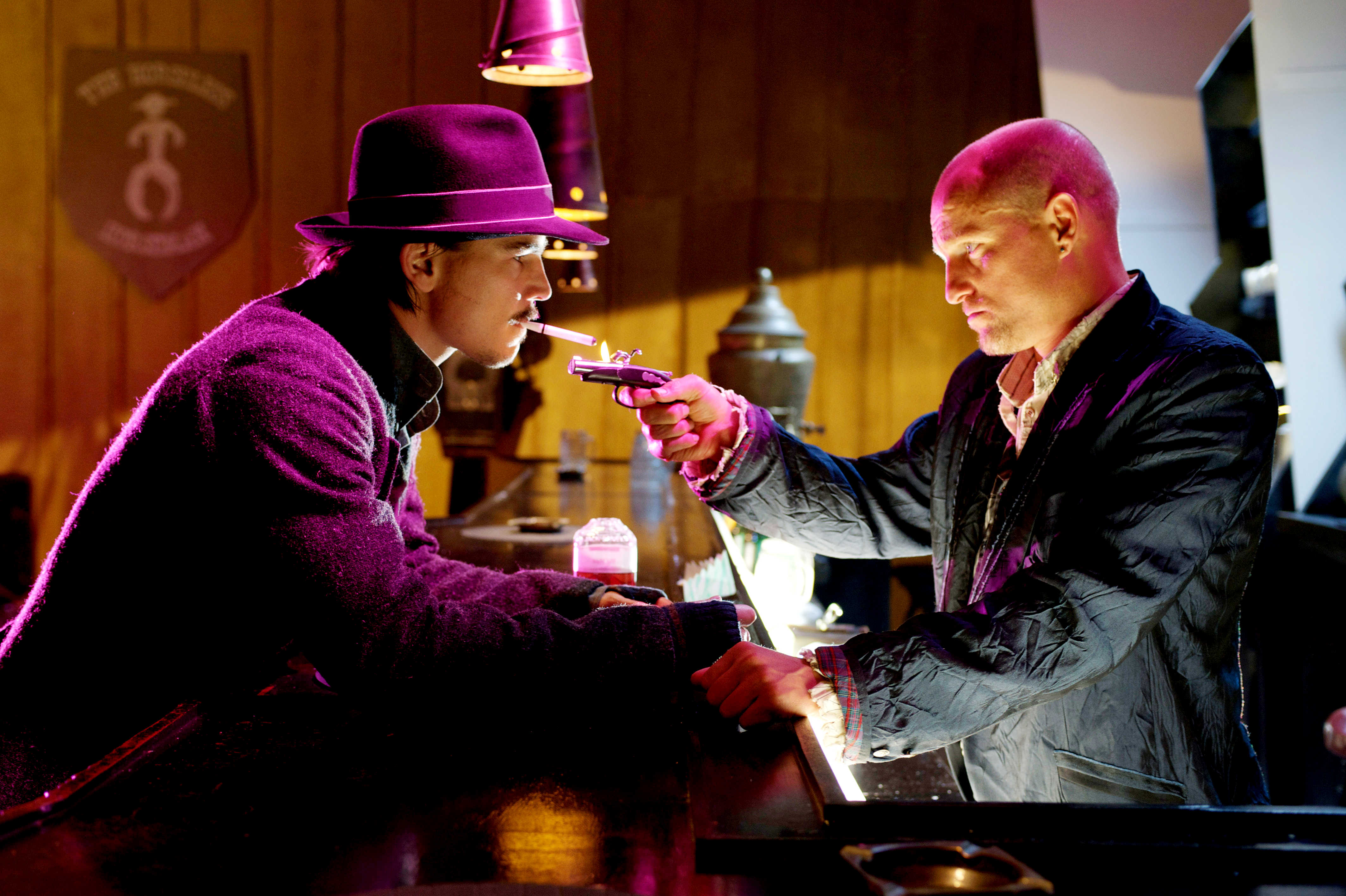 Josh Hartnett stars as The Drifter and Woody Harrelson stars as The Bartender in ARC Entertainment's Bunraku (2011)