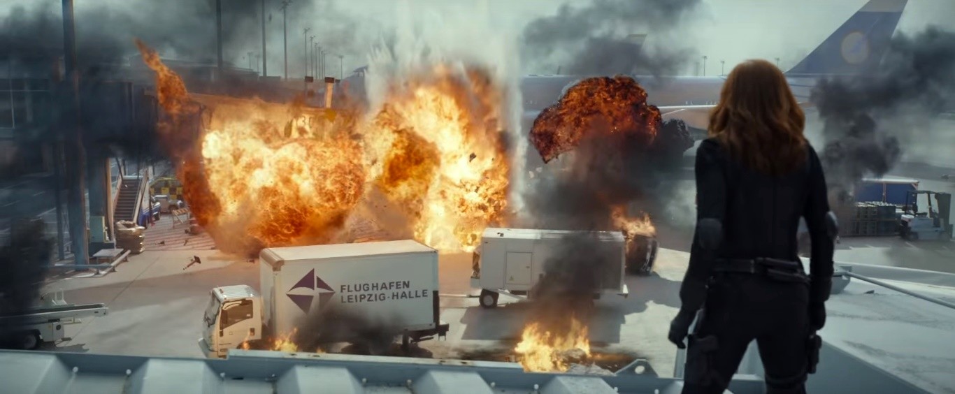 A scene from Marvel Studios' Captain America: Civil War (2016)