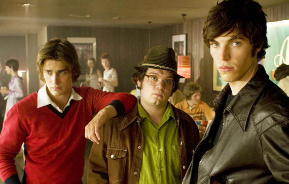 Christian Cooke, Jack Doolan and Tom Hughes in Sony Pictures Releasing's Cemetery Junction (2010)