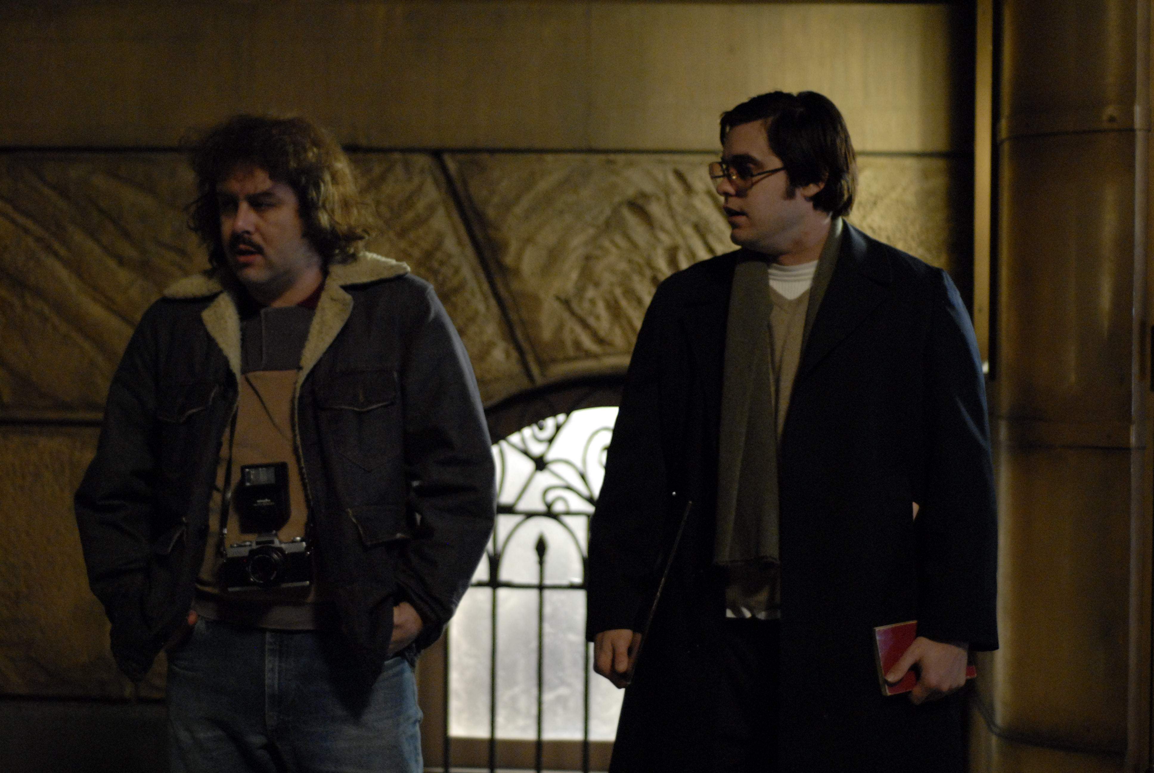 Judah Friedlander as Paul and Jared Leto as Mark David Chapman in Peace Arch Entertainment's Chapter 27 (2008)