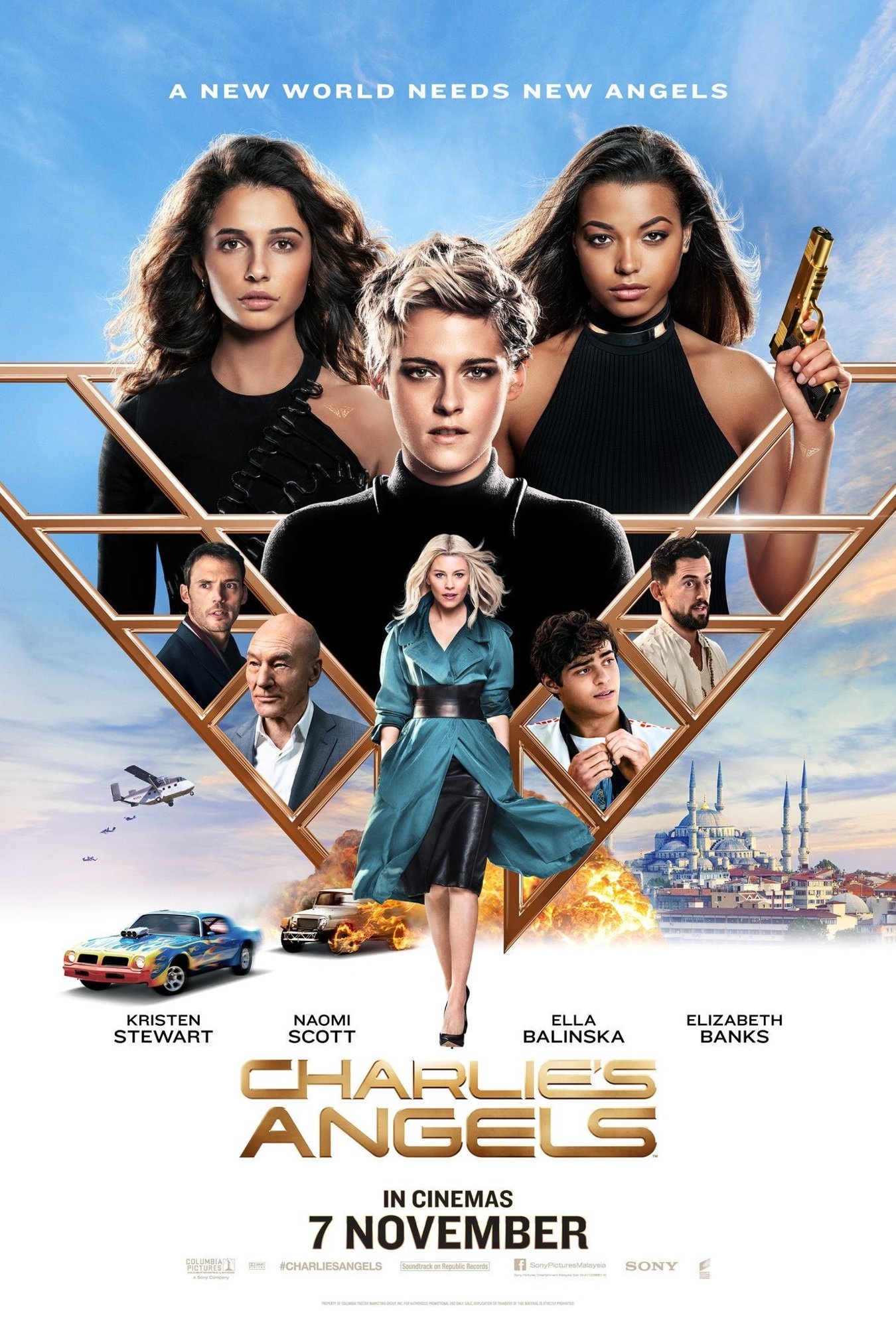 Poster of Sony Pictures' Charlie's Angels (2019)