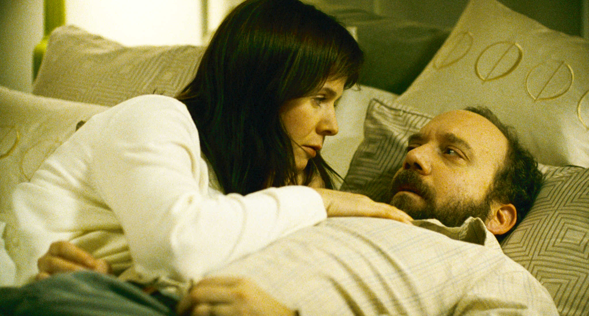 Emily Watson stars as Claire and Paul Giamatti stars as Paul in Journeyman Pictures' Cold Souls (2009)