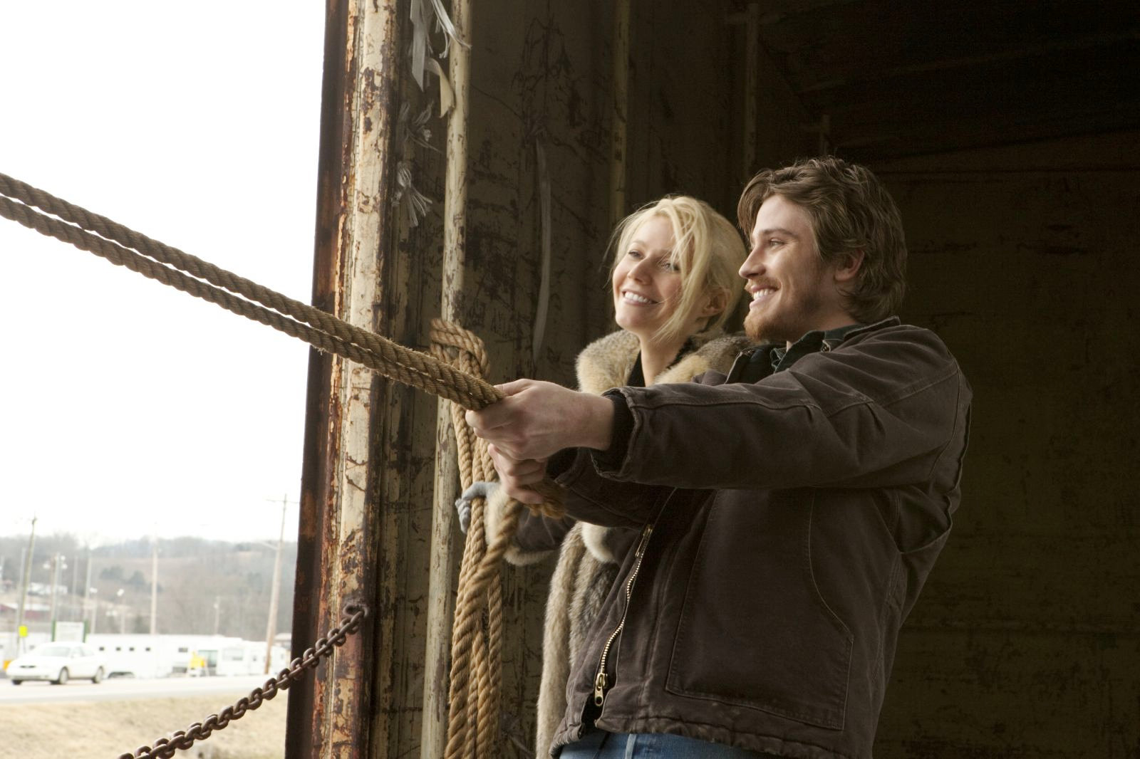 Gwyneth Paltrow stars as Kelly Canter and Garrett Hedlund stars as Beau Hutton in Screen Gems's Country Strong (2010)