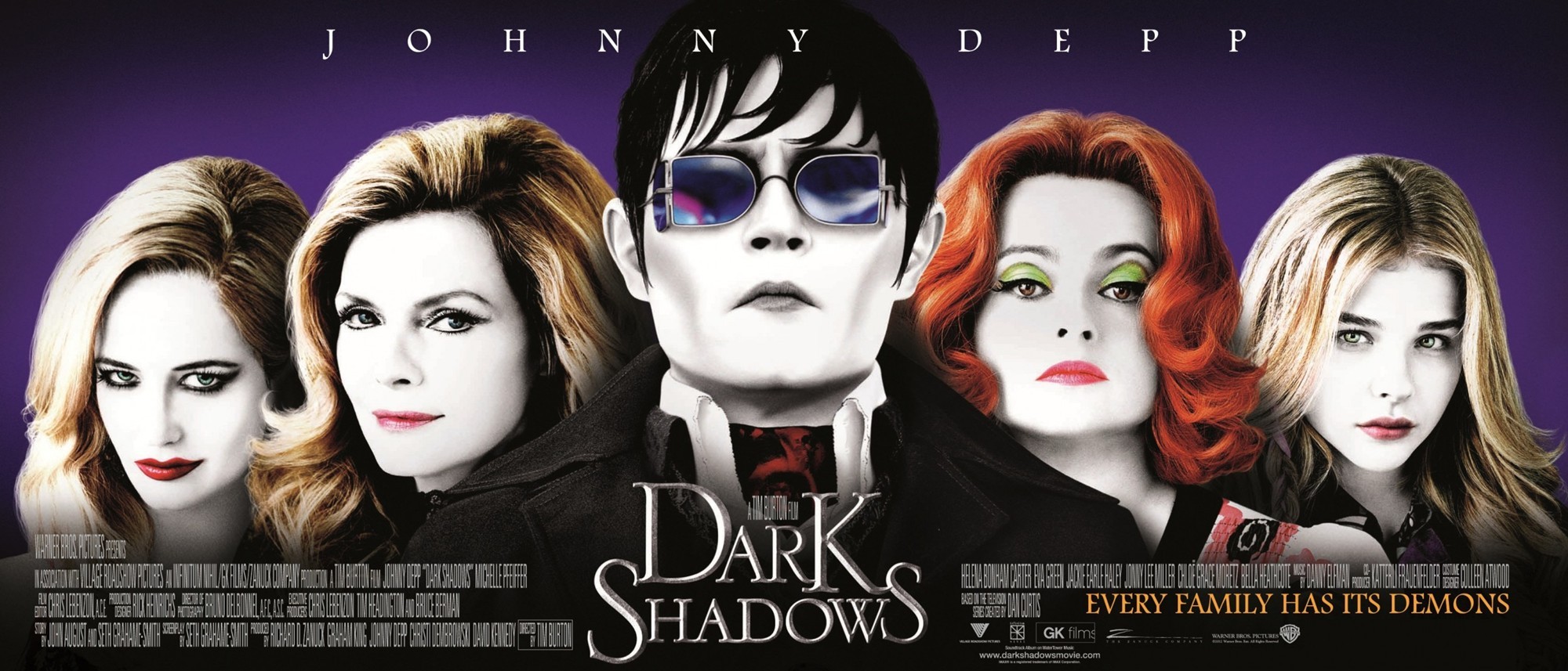 Poster of Warner Bros. Pictures' Dark Shadows (2012)