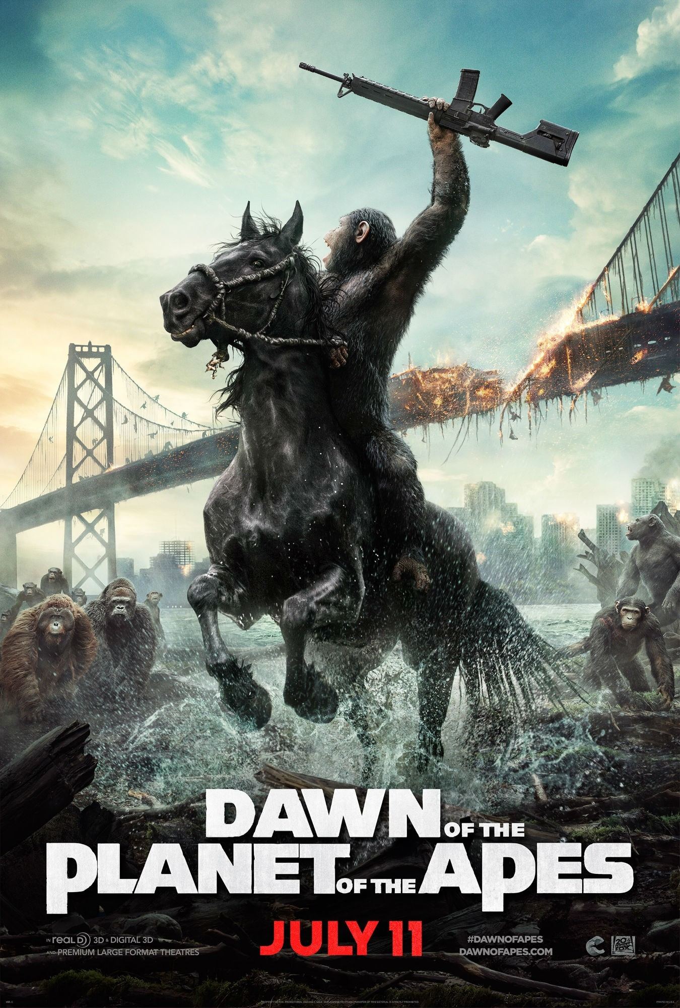 Poster of 20th Century Fox' Dawn of the Planet of the Apes (2014)