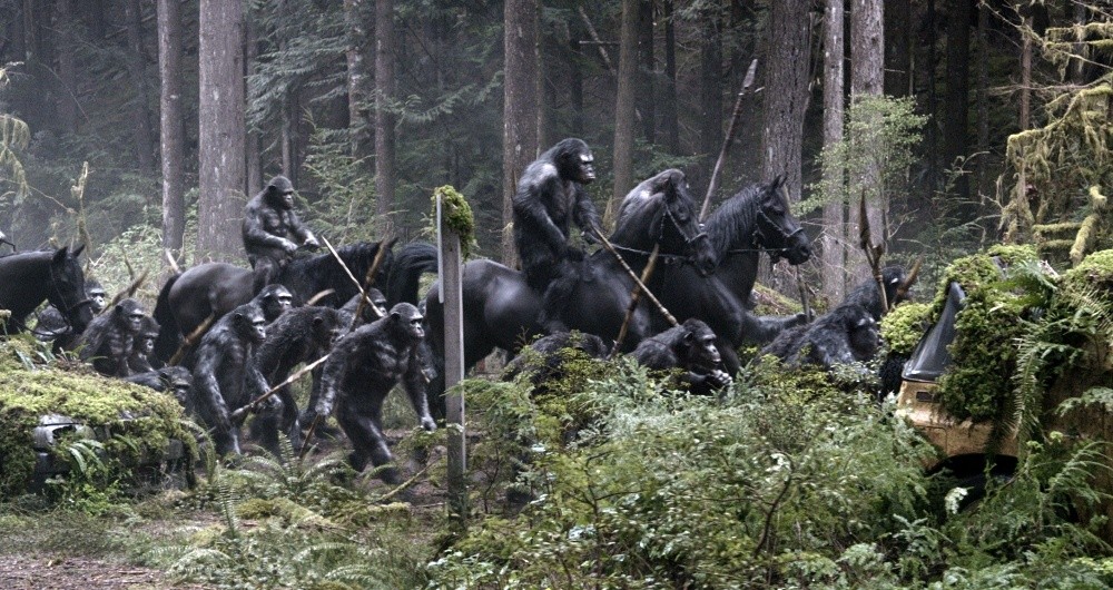 A scene from from 20th Century Fox' Dawn of the Planet of the Apes (2014)