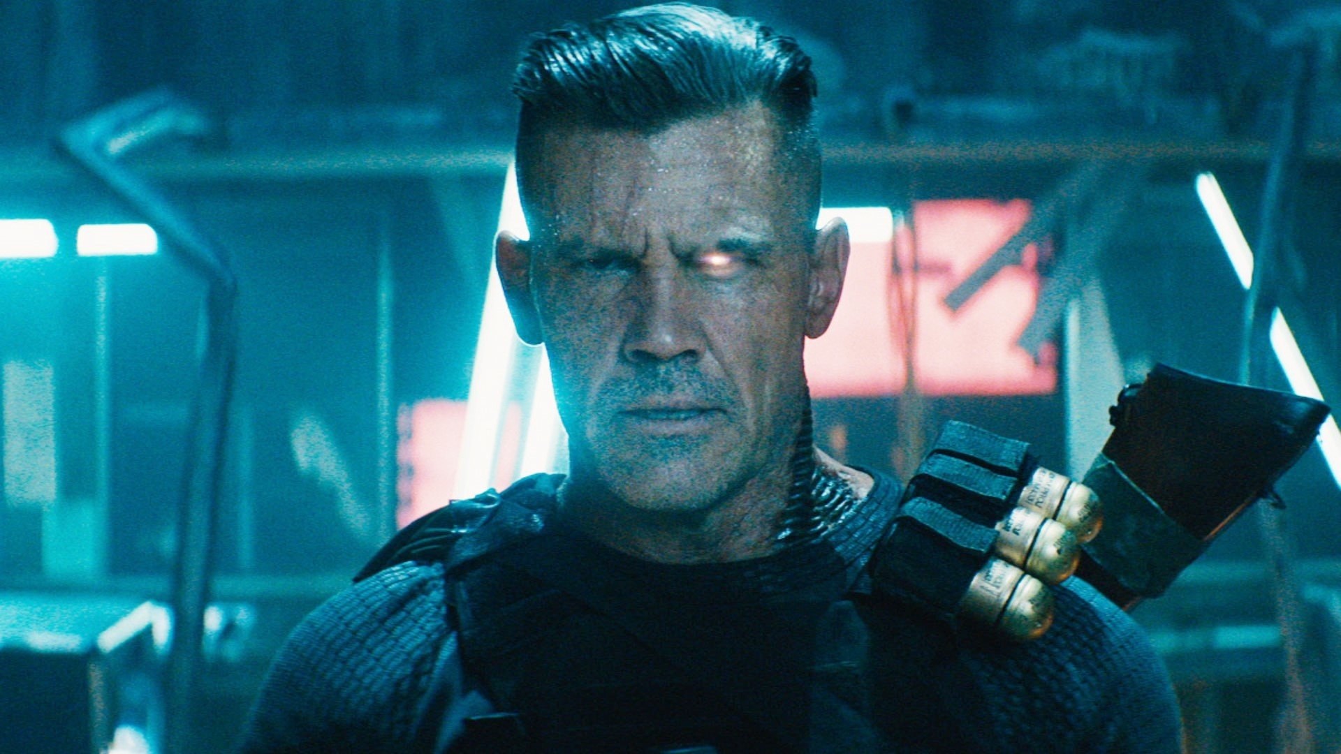 Josh Brolin stars as Nathan Summers/Cable in 20th Century Fox's Deadpool 2 (2018)