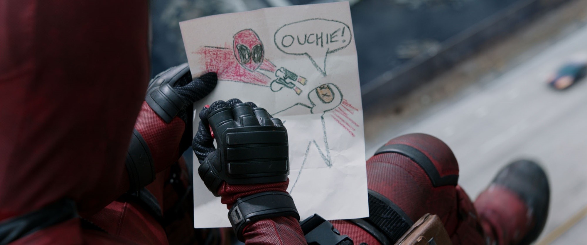 A scene from 20th Century Fox's Deadpool (2016)