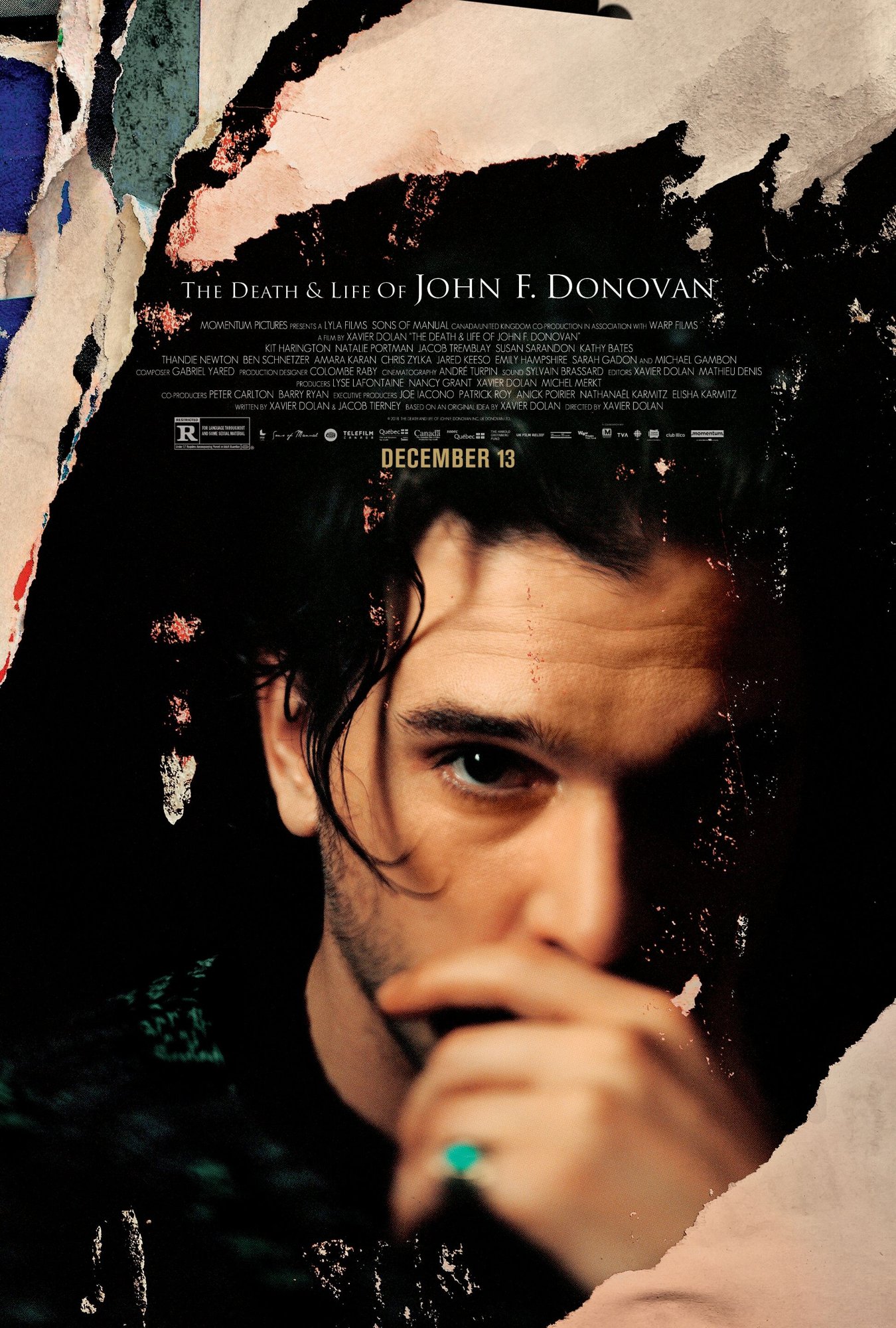 Poster of Poster of Momentum Pictures's The Death and Life of John F. Donovan (2019)