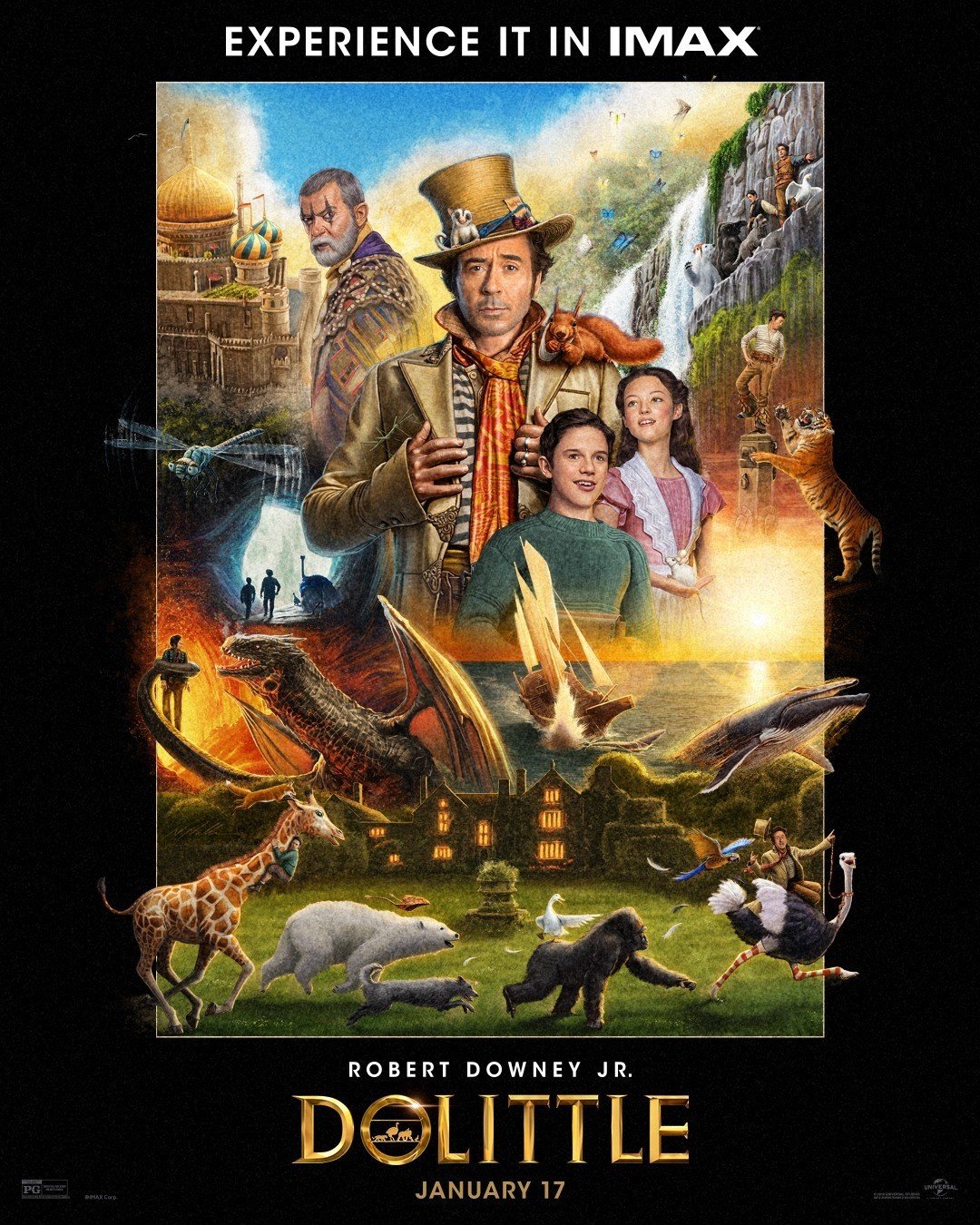 Poster of Universal Pictures' Dolittle (2020)