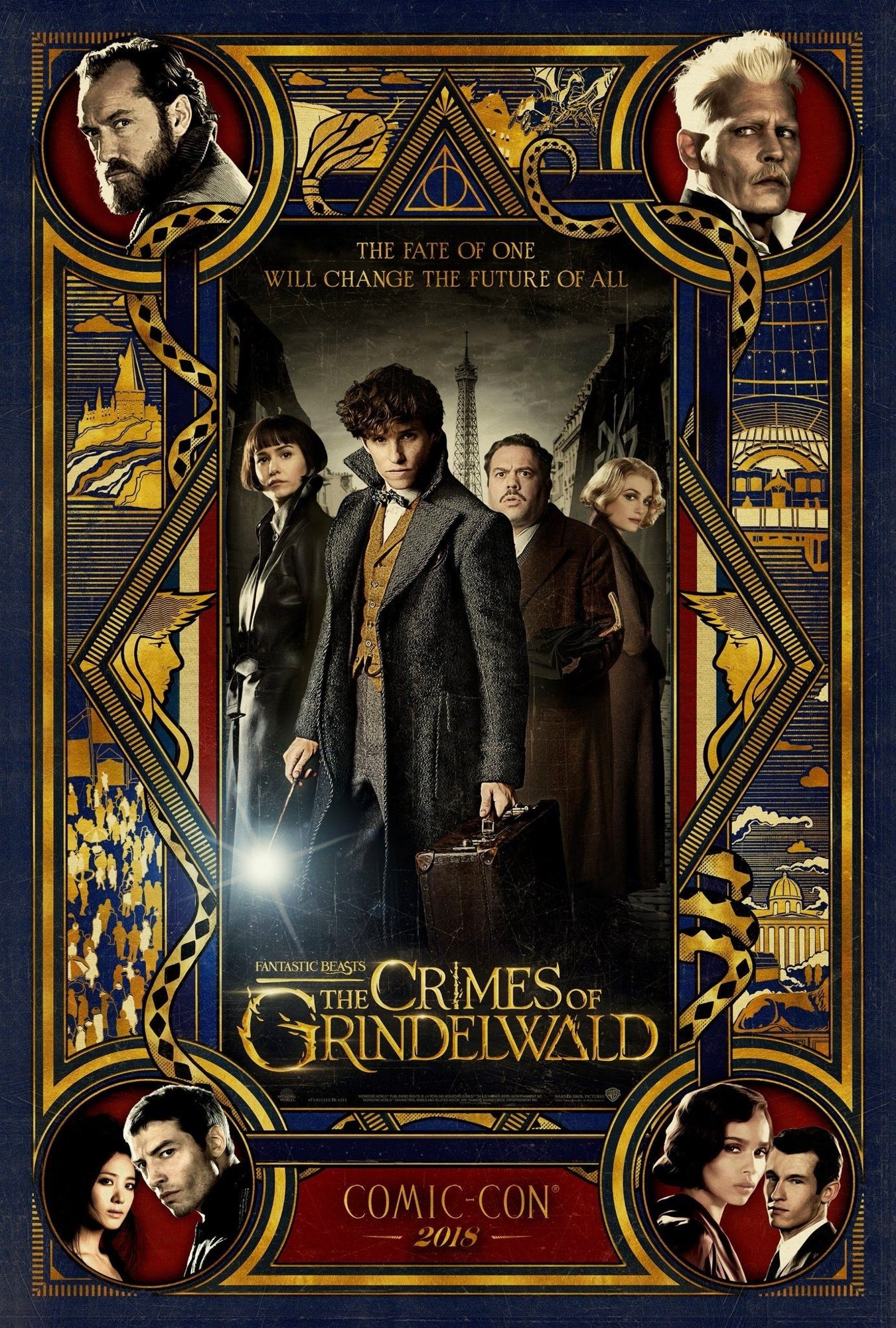 Poster of Warner Bros. Pictures' Fantastic Beasts: The Crimes of Grindelwald (2018)