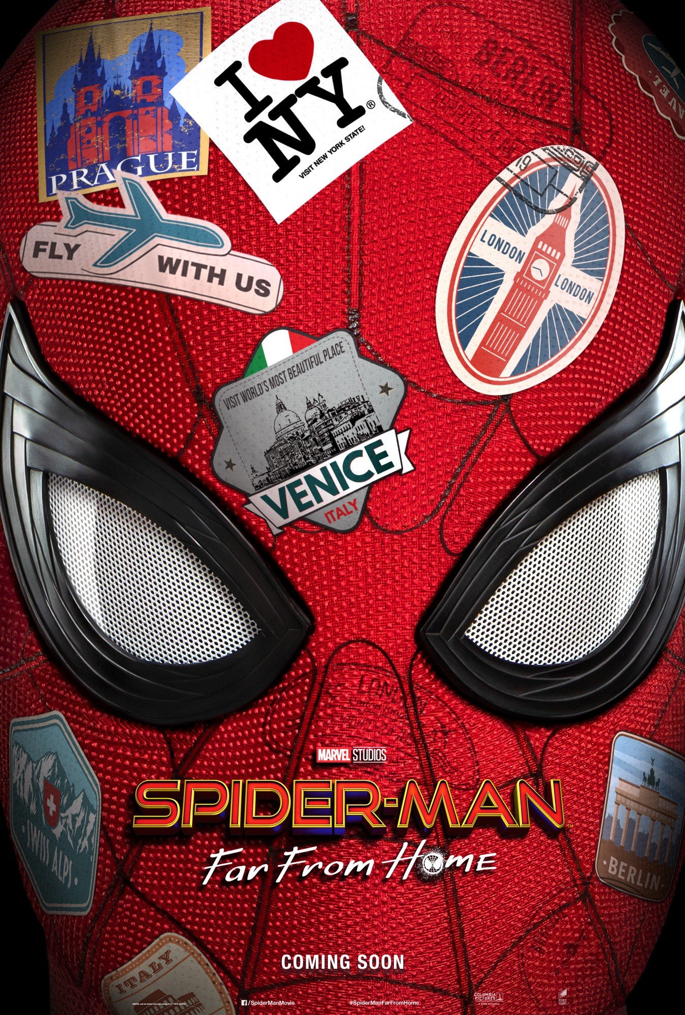 Poster of Sony Pictures' Spider-Man: Far From Home (2019)