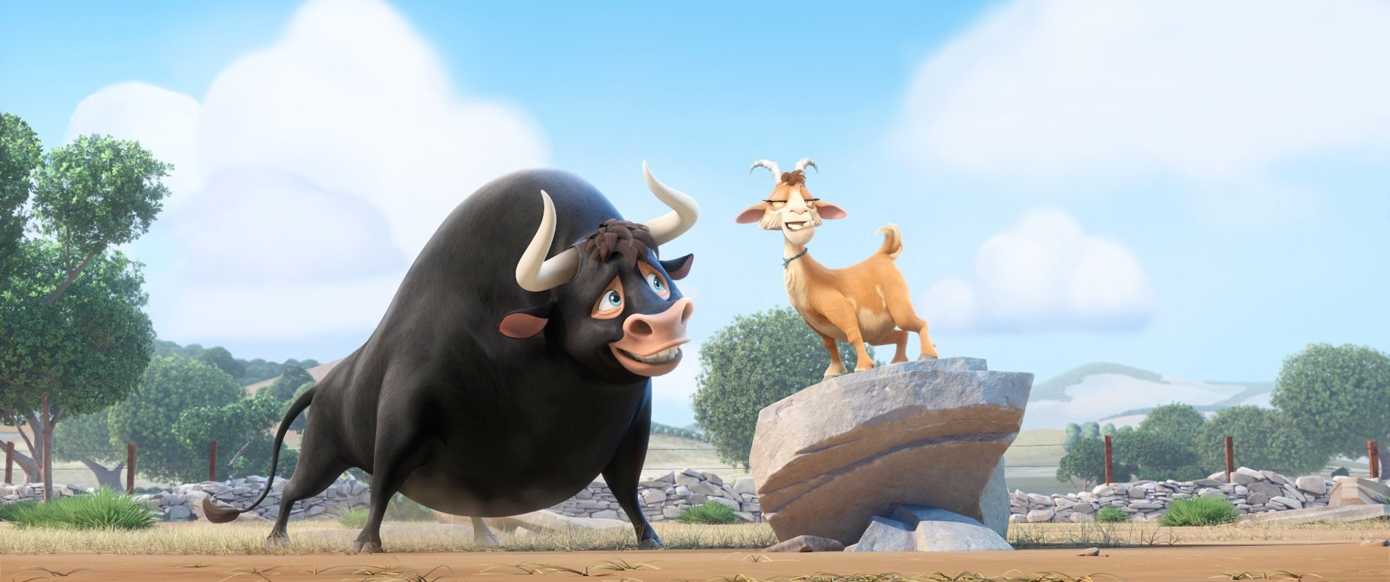 Ferdinand and Lupe from 20th Century Fox's Ferdinand (2017)