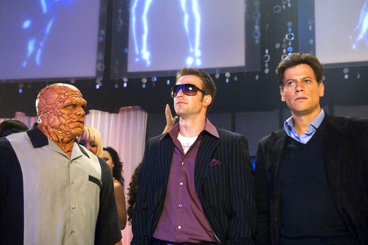 Michael Chiklis, Chris Evans and Ioan Gruffudd in The 20th Century Fox's Fantastic Four: Rise of the Silver Surfer (2007)