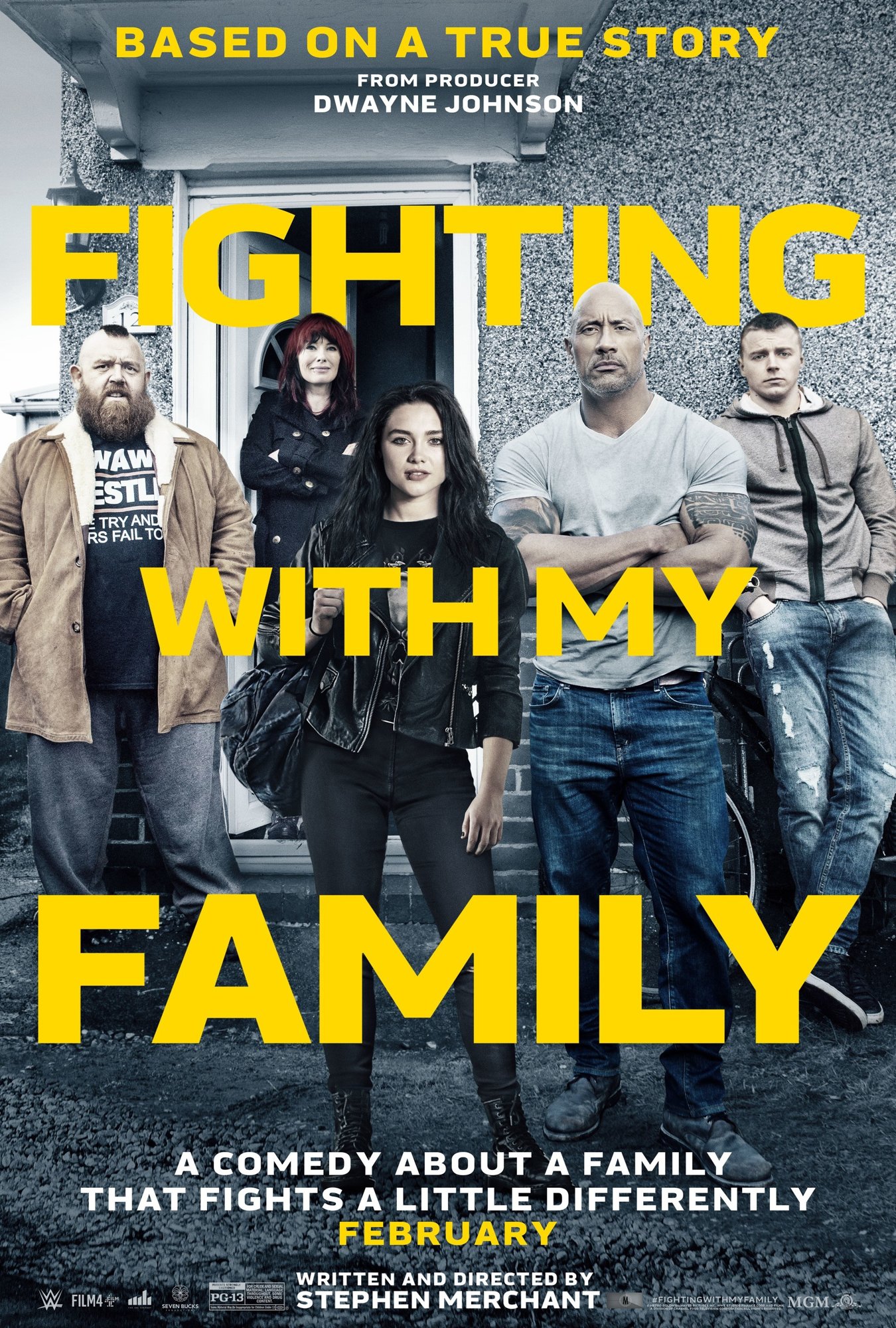 Poster of MGM's Fighting with My Family (2019)
