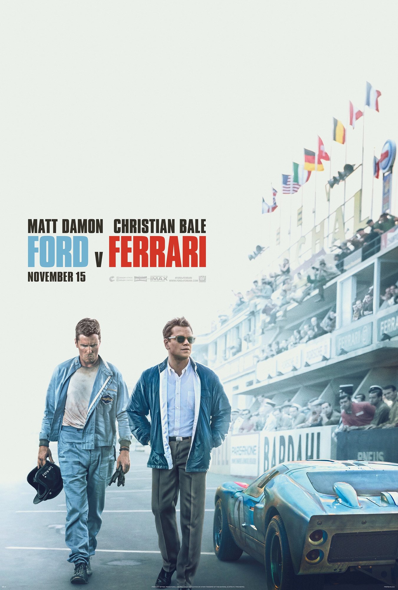 Poster of 20th Century Fox's Ford v Ferrari (2019)