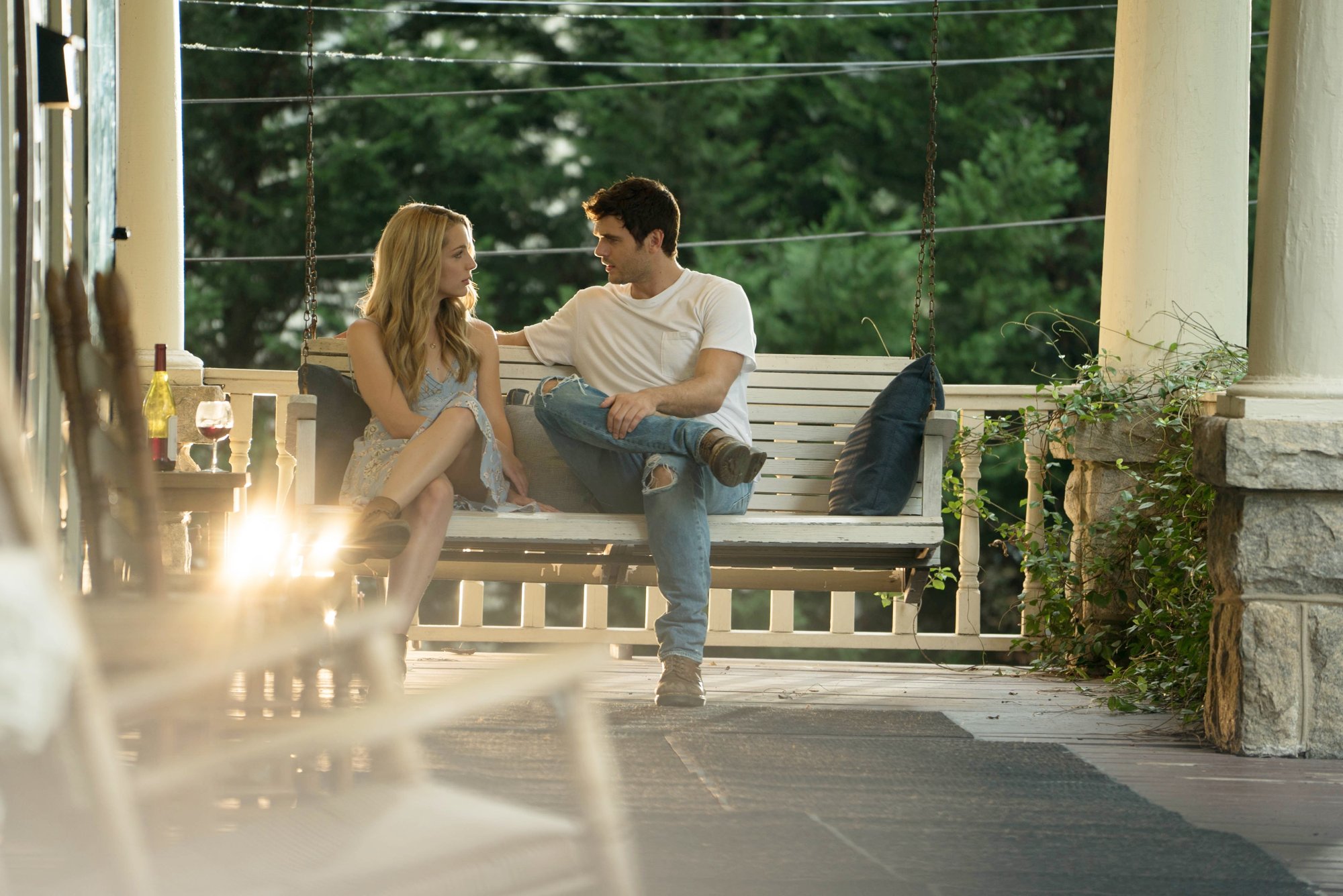 Jessica Rothe stars as Josie and Alex Roe stars as Liam Page in Roadside Attractions' Forever My Girl (2018)