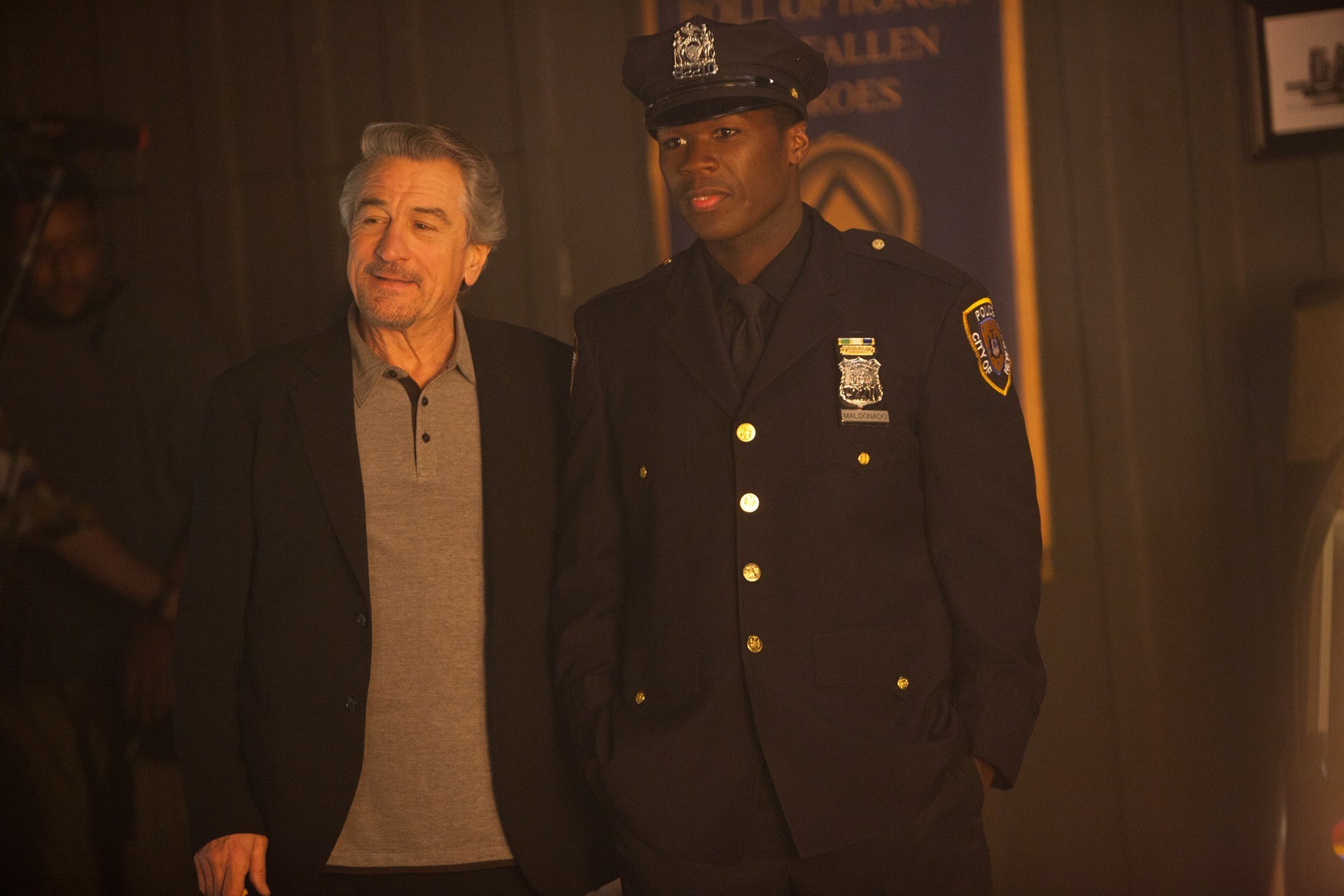 Robert De Niro stars as Sarcone and 50 Cent stars as Malo in Lions Gate Films' Freelancers (2012)