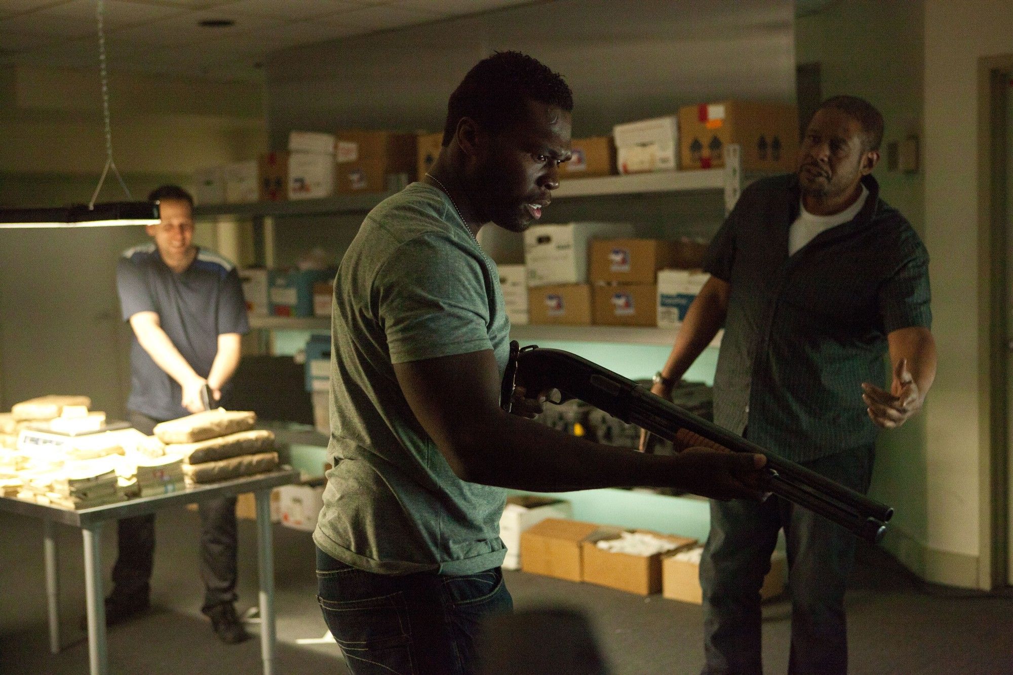 Ryan O'Nan, 50 Cent and Forest Whitaker in Lions Gate Films' Freelancers (2012)