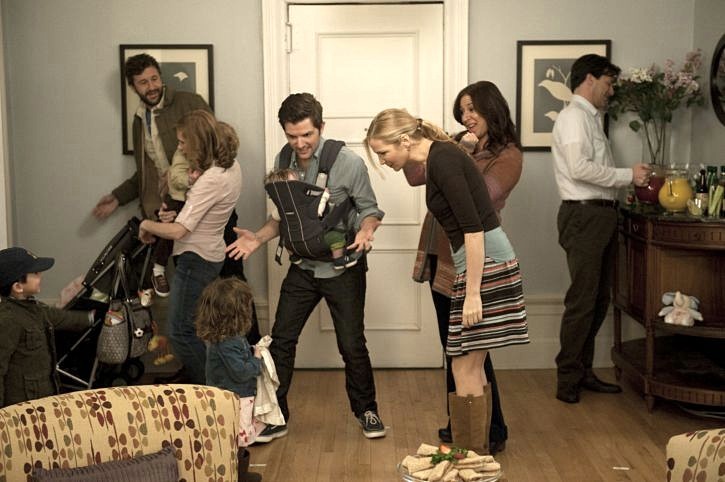 Chris O'Dowd, Adam Scott, Maya Rudolph and Jennifer Westfeldt in Lionsgate Films' Friends with Kids (2012)