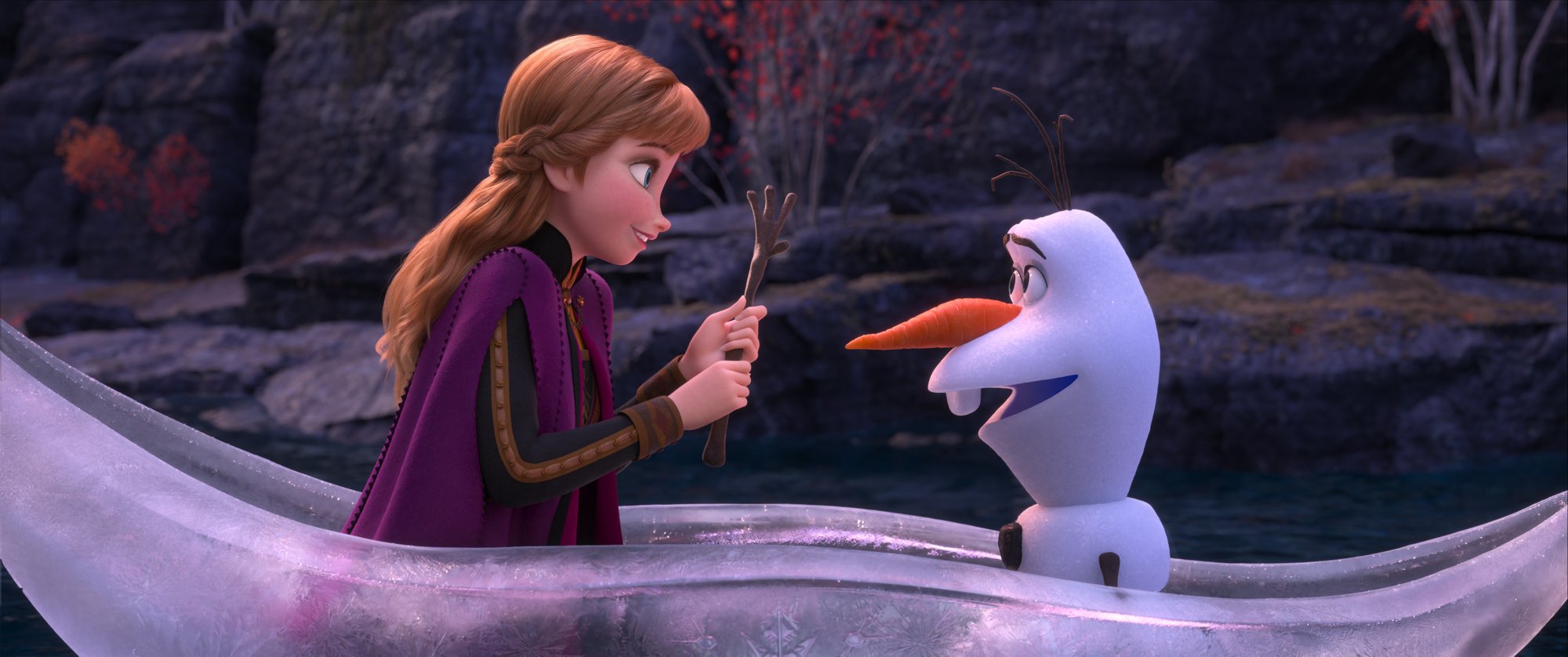 Anna and Olaf from Walt Disney Pictures' Frozen II (2019)