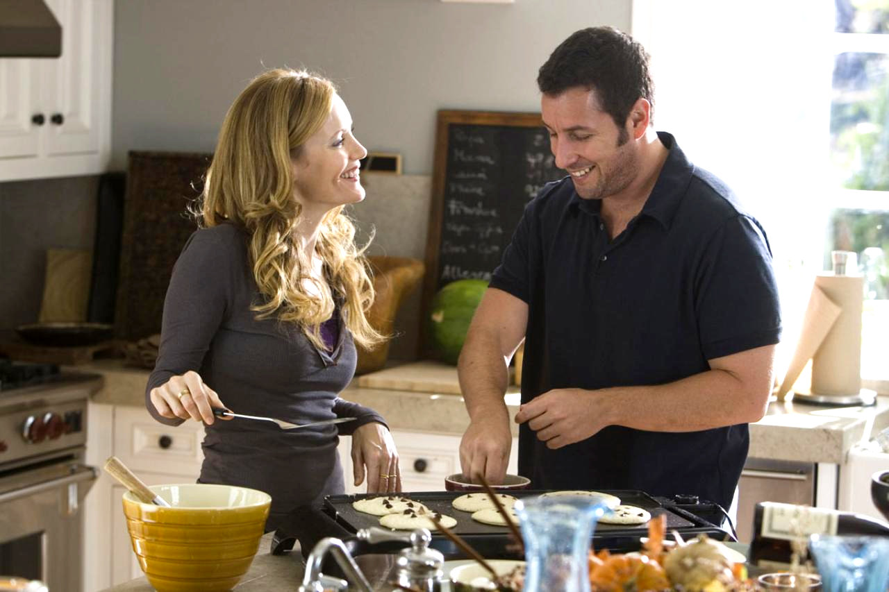 Leslie Mann stars as Laura and Adam Sandler stars as George Simmons in Universal Pictures' Funny People (2009)