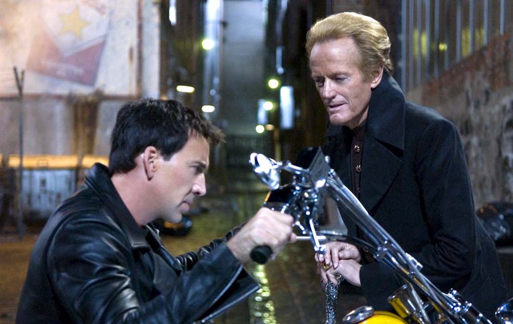 Nicolas Cage and Peter Fonda in Columbia Pictures' Ghost Rider (2007)