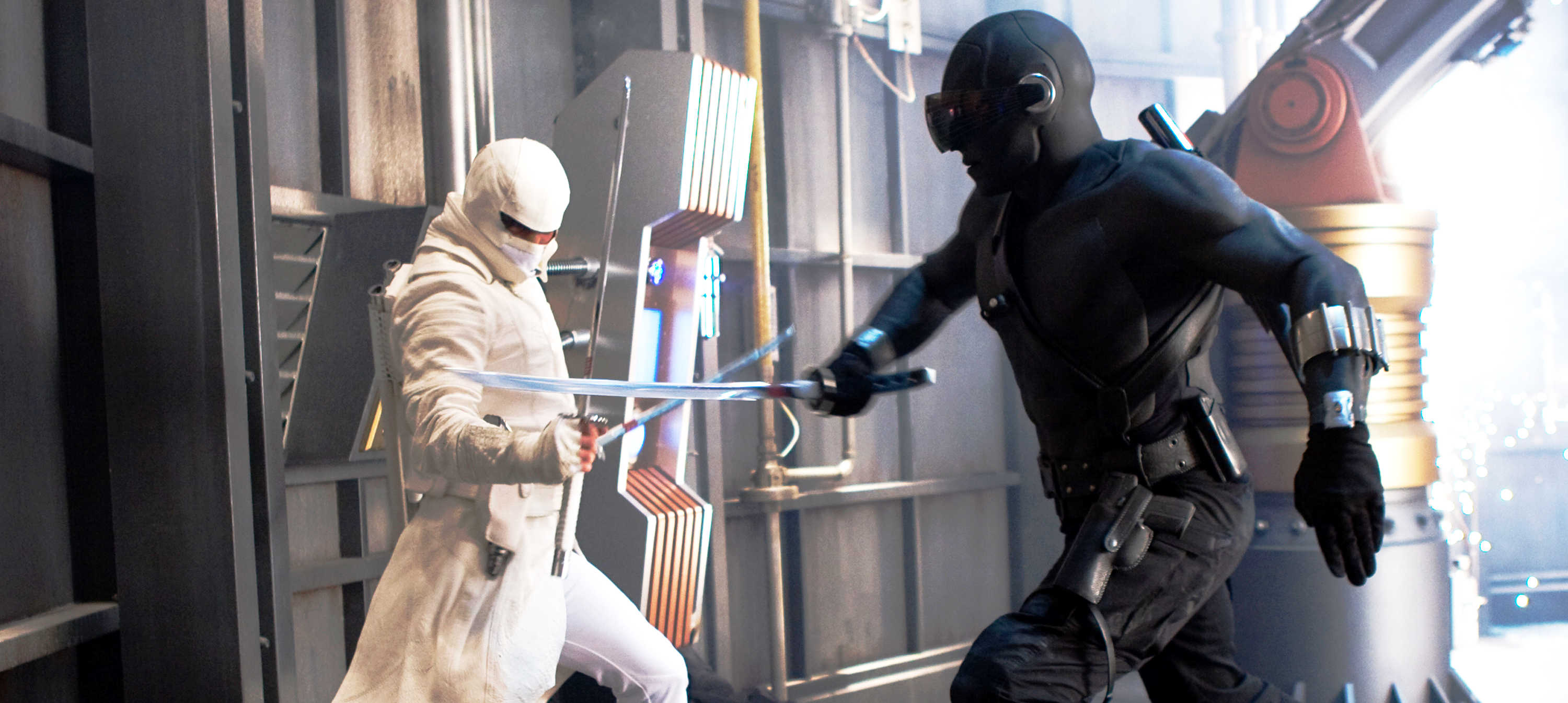 Lee Byung-hun stars as Storm Shadow and Ray Park stars as Snake Eyes in Paramount Pictures' G.I. Joe: Rise of Cobra (2009)