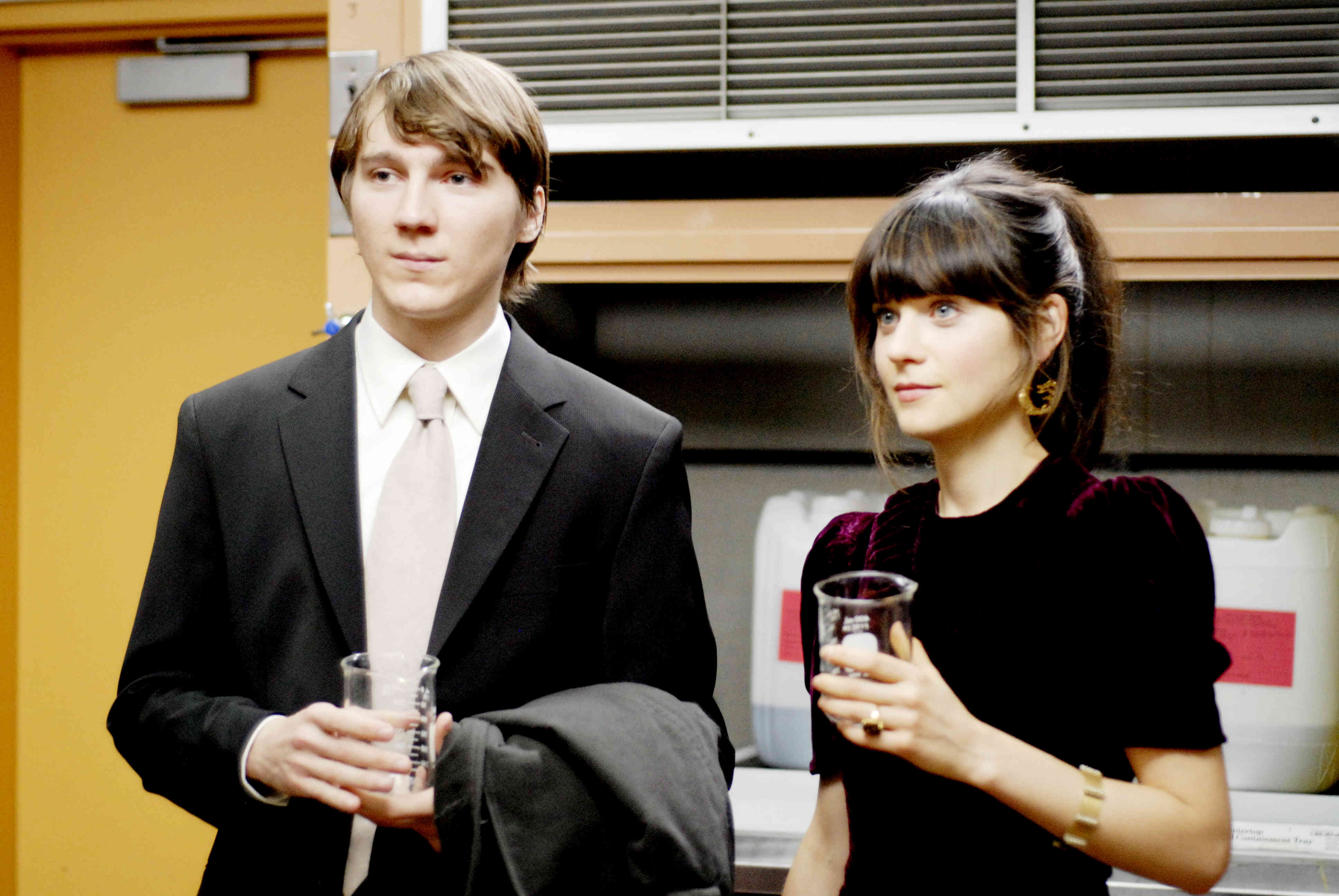 Paul Dano stars as Brian Weathersby and Zooey Deschanel stars as Harriet Lolly in First Independent Pictures' Gigantic (2009)