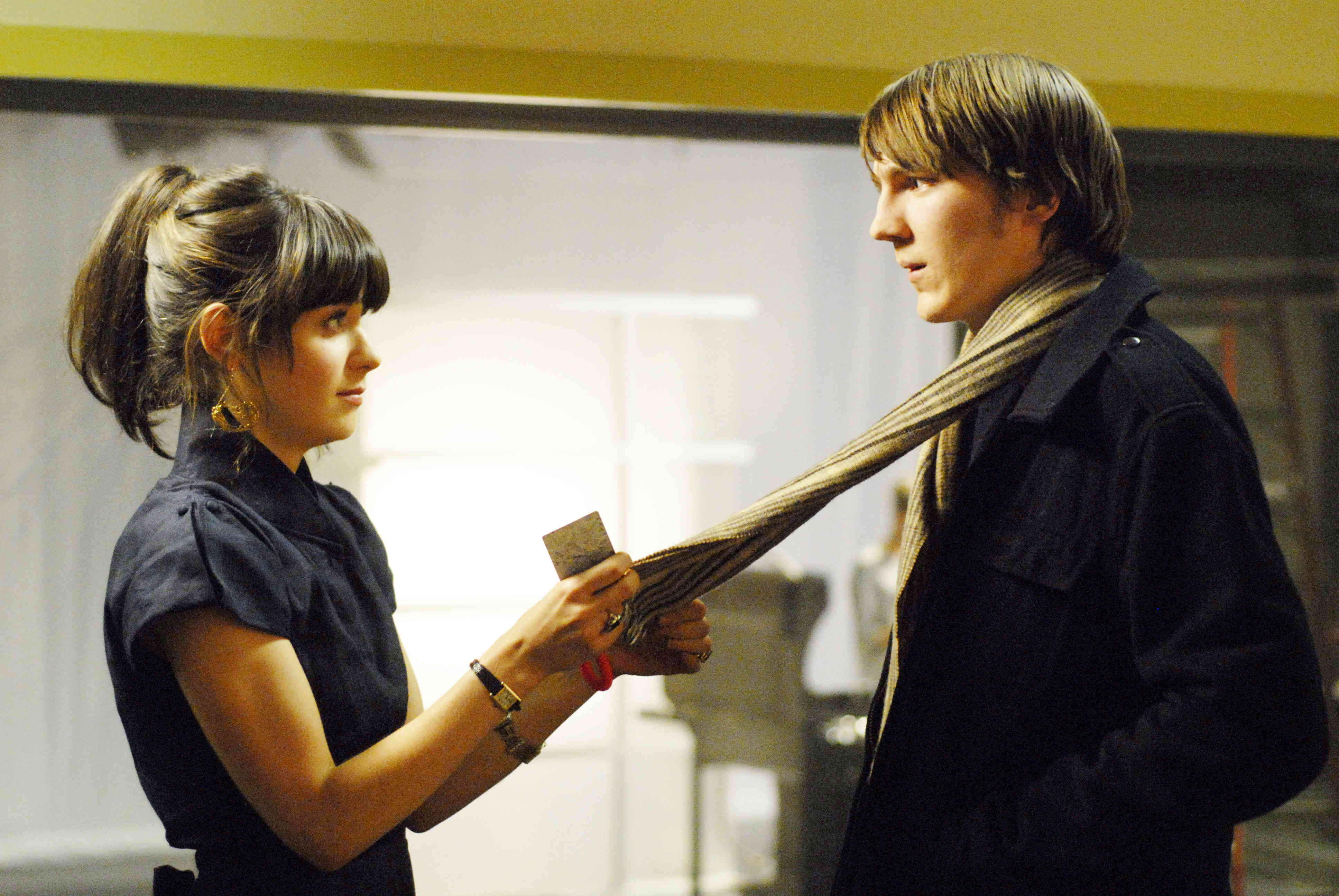 Zooey Deschanel stars as Harriet Lolly and Paul Dano stars as Brian Weathersby in First Independent Pictures' Gigantic (2009)