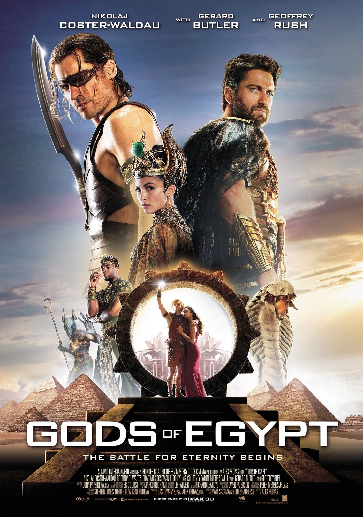 Poster of Summit Entertainment's Gods of Egypt (2016)