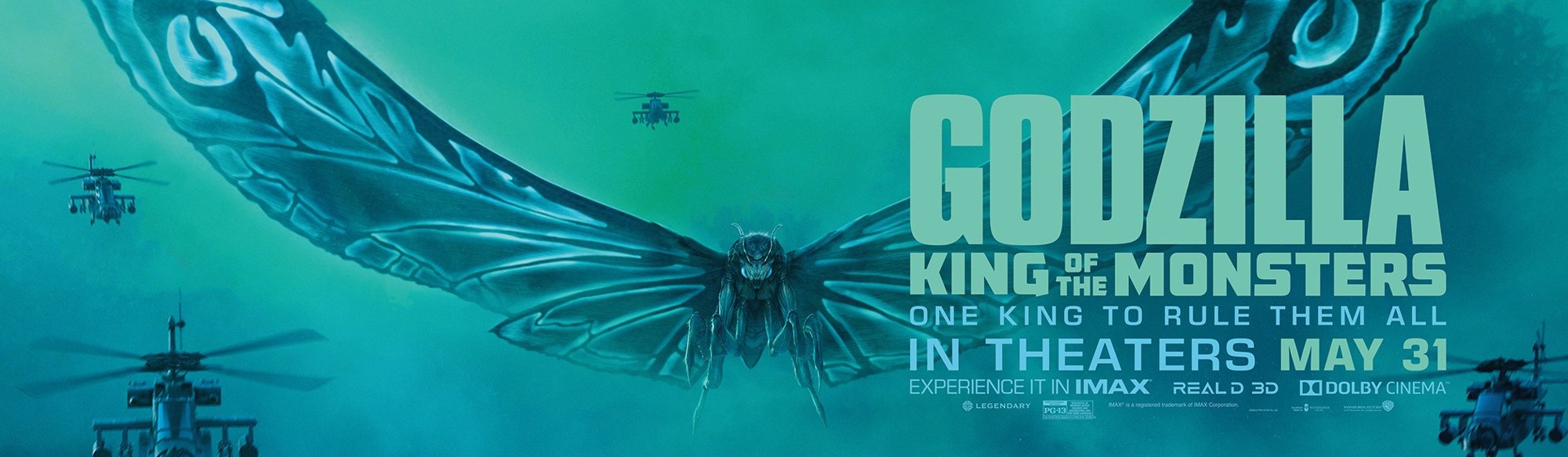 Poster of Warner Bros. Pictures' Godzilla: King of the Monsters (2019)