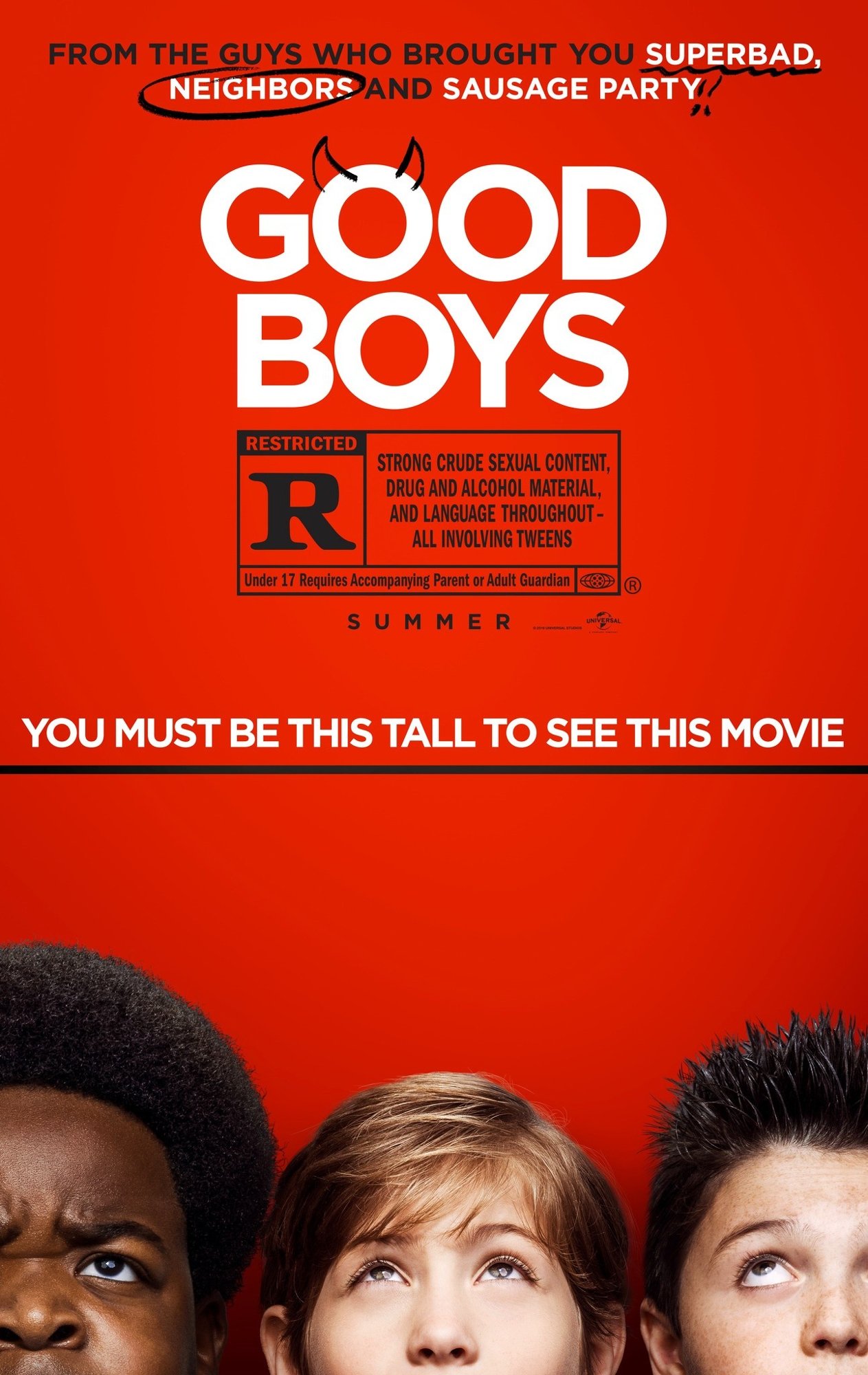 Poster of Universal Pictures' Good Boys (2019)