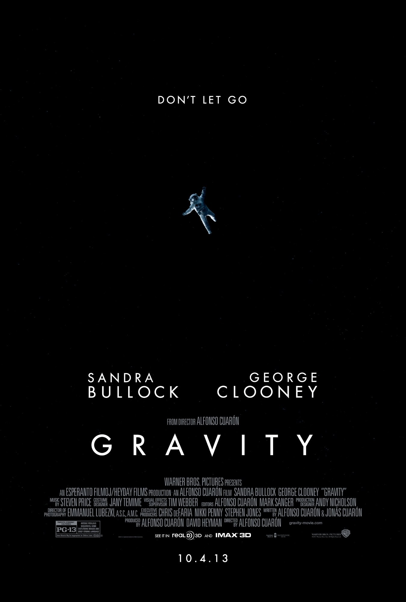 Poster of Warner Bros. Pictures' Gravity (2013)