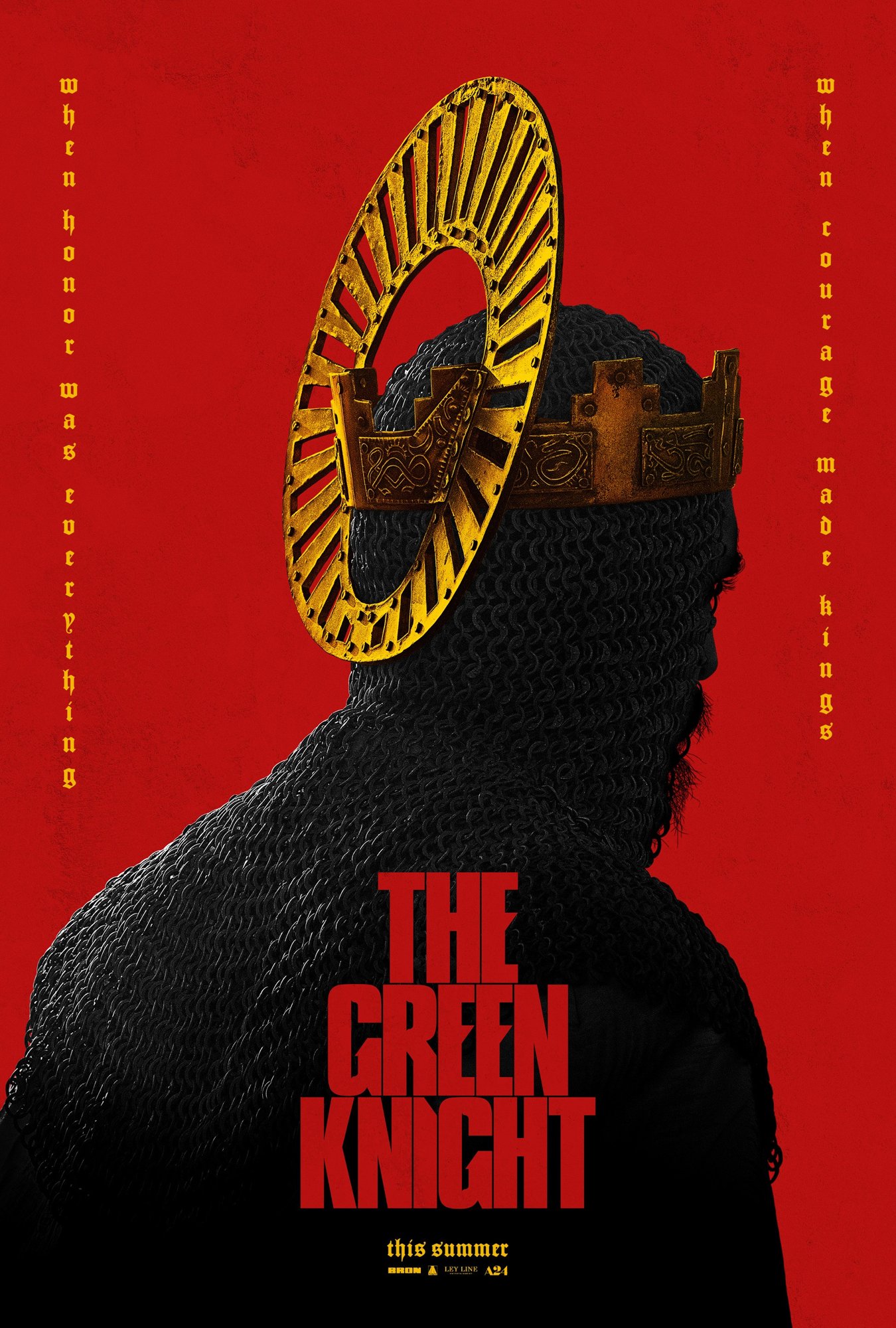Poster of A24's The Green Knight (2021)