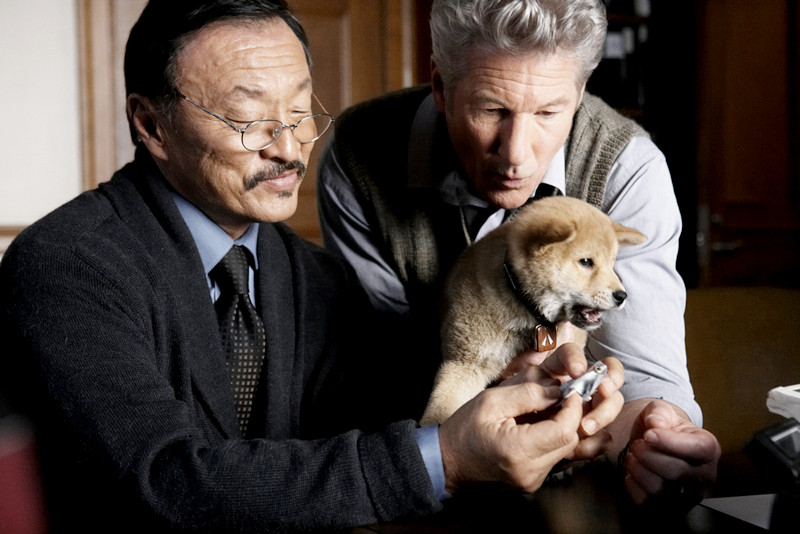 Cary-Hiroyuki Tagawa stars as Ken and Richard Gere stars as Parker Wilson in Consolidated Pictures Group's Hachiko: A Dog's Story (2009)
