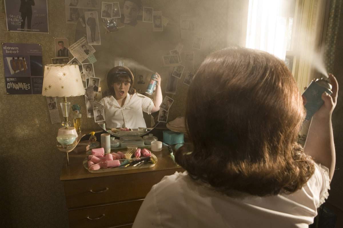Nikki Blonsky as Tracy Turnblad in New Line Cinema's Hairspray (2007)