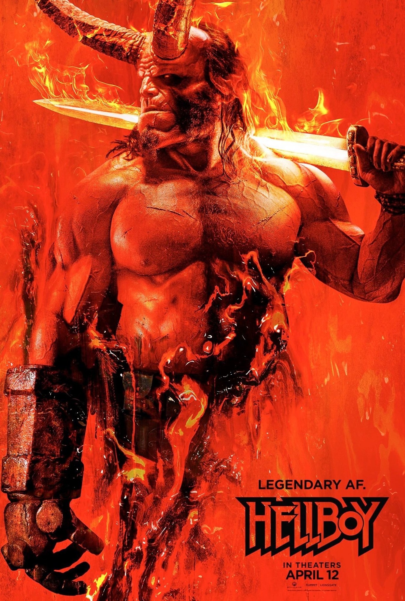 Poster of Lionsgate Films' Hellboy (2019)