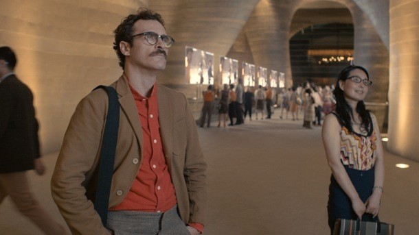 Joaquin Phoenix stars as Theodore in Warner Bros. Pictures' Her (2013)