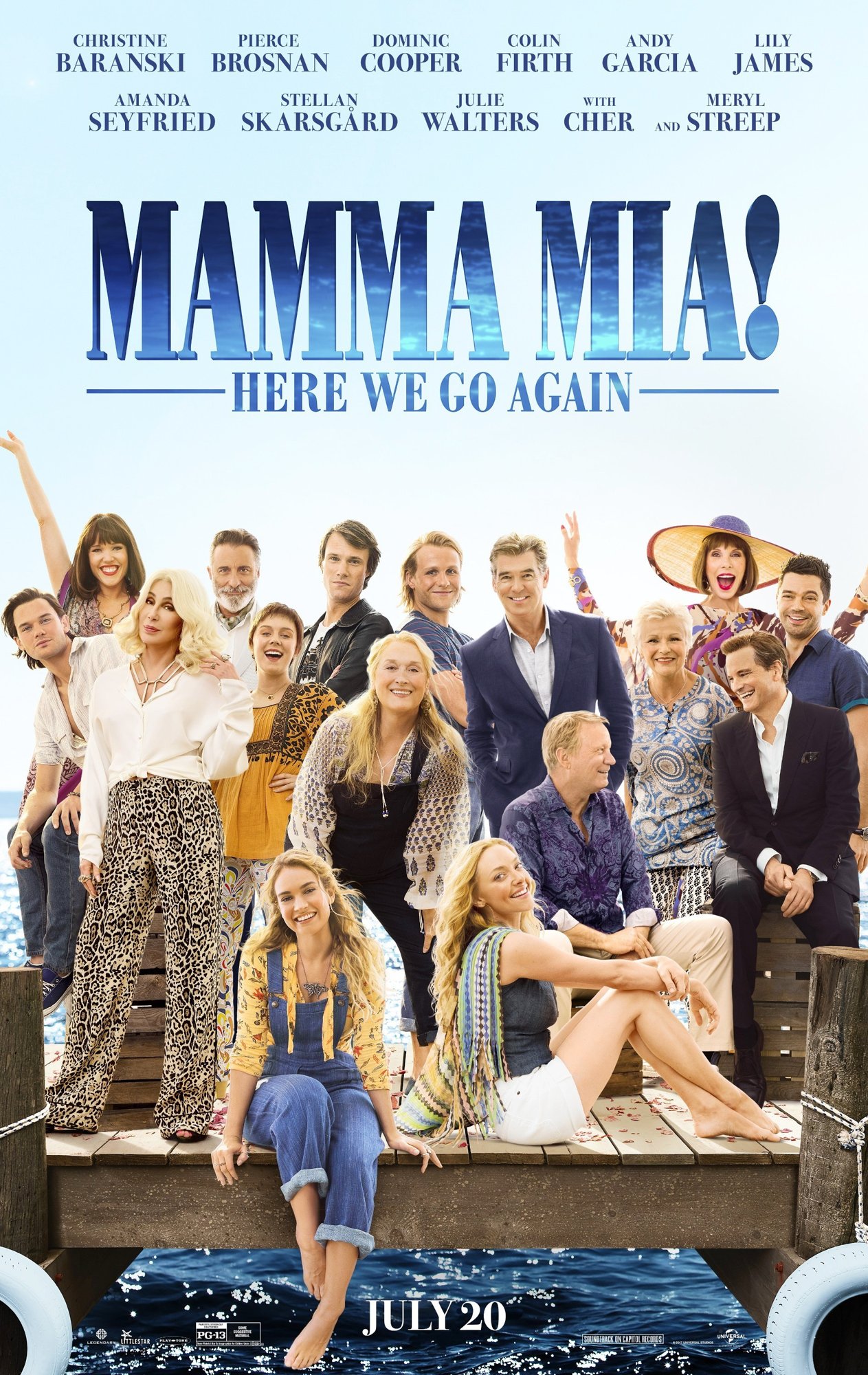 Poster of Universal Pictures' Mamma Mia! Here We Go Again (2018)