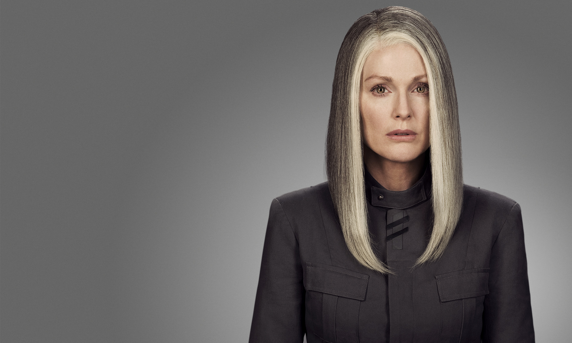 Julianne Moore stars as President Alma Coin in Lionsgate Films' The Hunger Games: Mockingjay, Part 1 (2014)