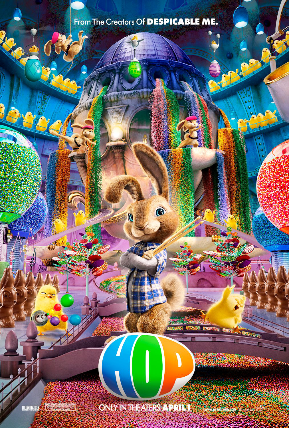 Poster of Universal Pictures' Hop (2011)