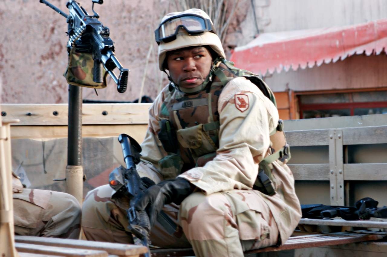 50 Cent as Jamal Aiken in MGM's Home of the Brave (2006)