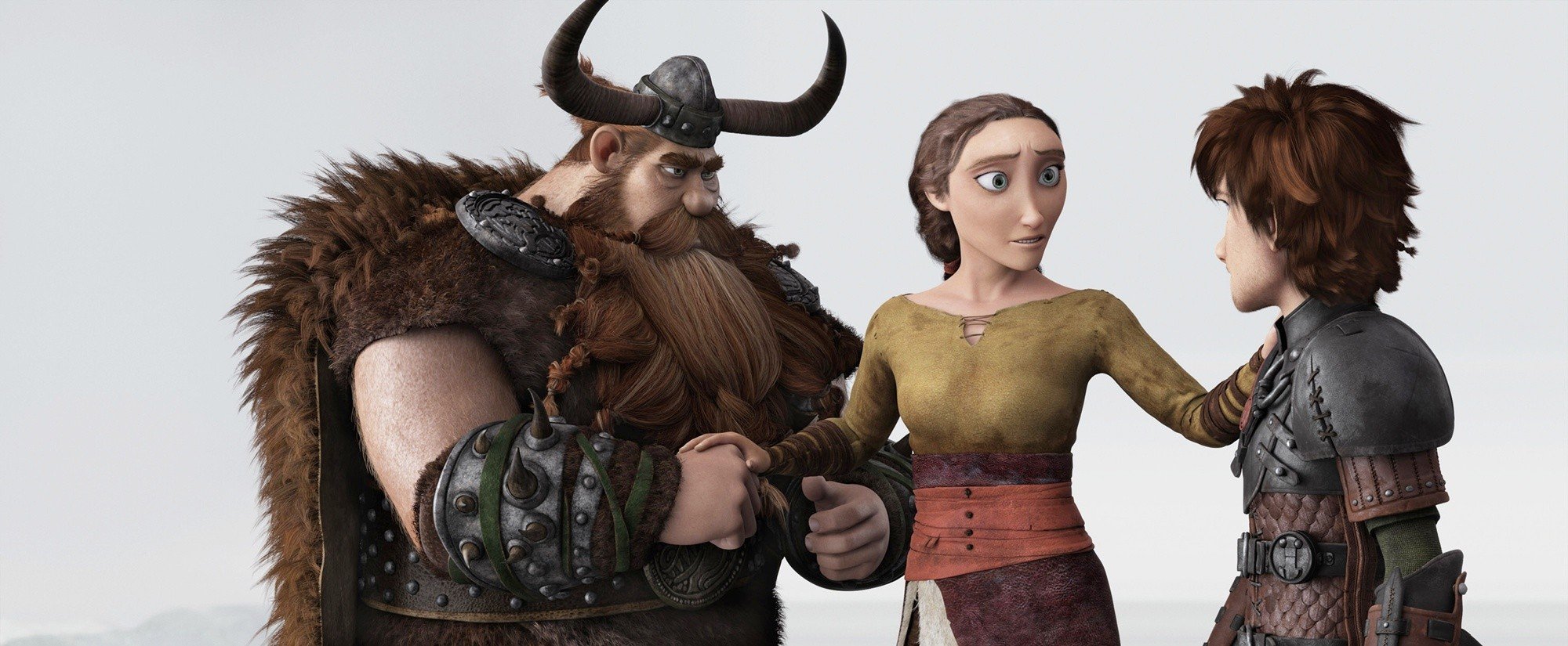 Stoick, Valka and Hiccup from 20th Century Fox's How to Train Your Dragon 2 (2014)