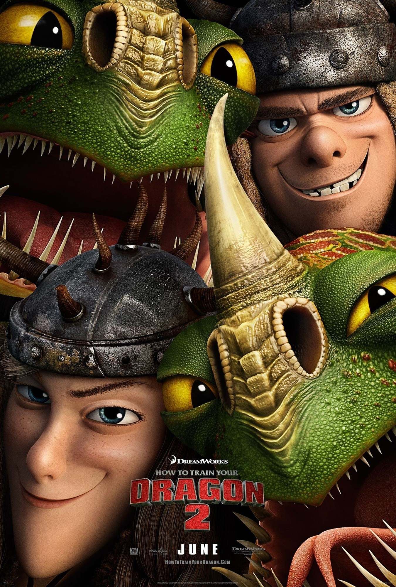 Poster of 20th Century Fox's How to Train Your Dragon 2 (2014)
