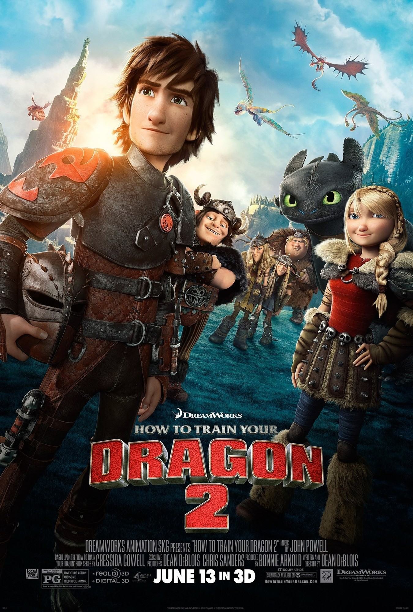 Poster of 20th Century Fox's How to Train Your Dragon 2 (2014)