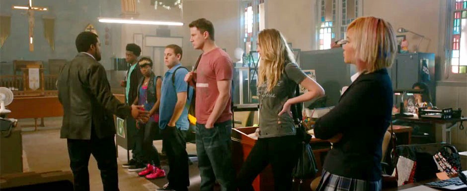 Jonah Hill stars as Schmidt and Channing Tatum stars as Jenko in Columbia Pictures' 21 Jump Street (2012)
