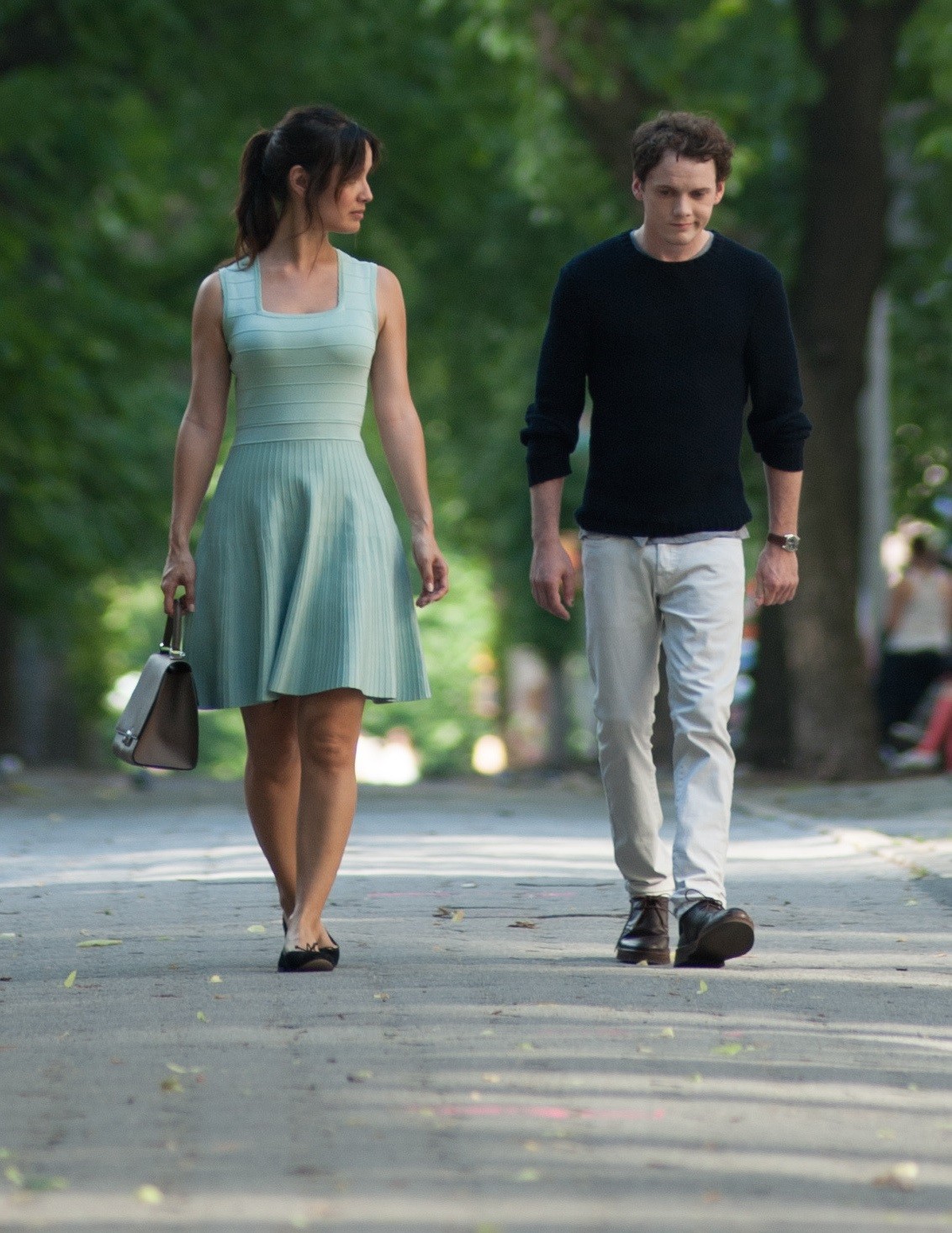 Berenice Marlohe stars as Arielle and Anton Yelchin stars as Brian in IFC Films' 5 to 7 (2015)