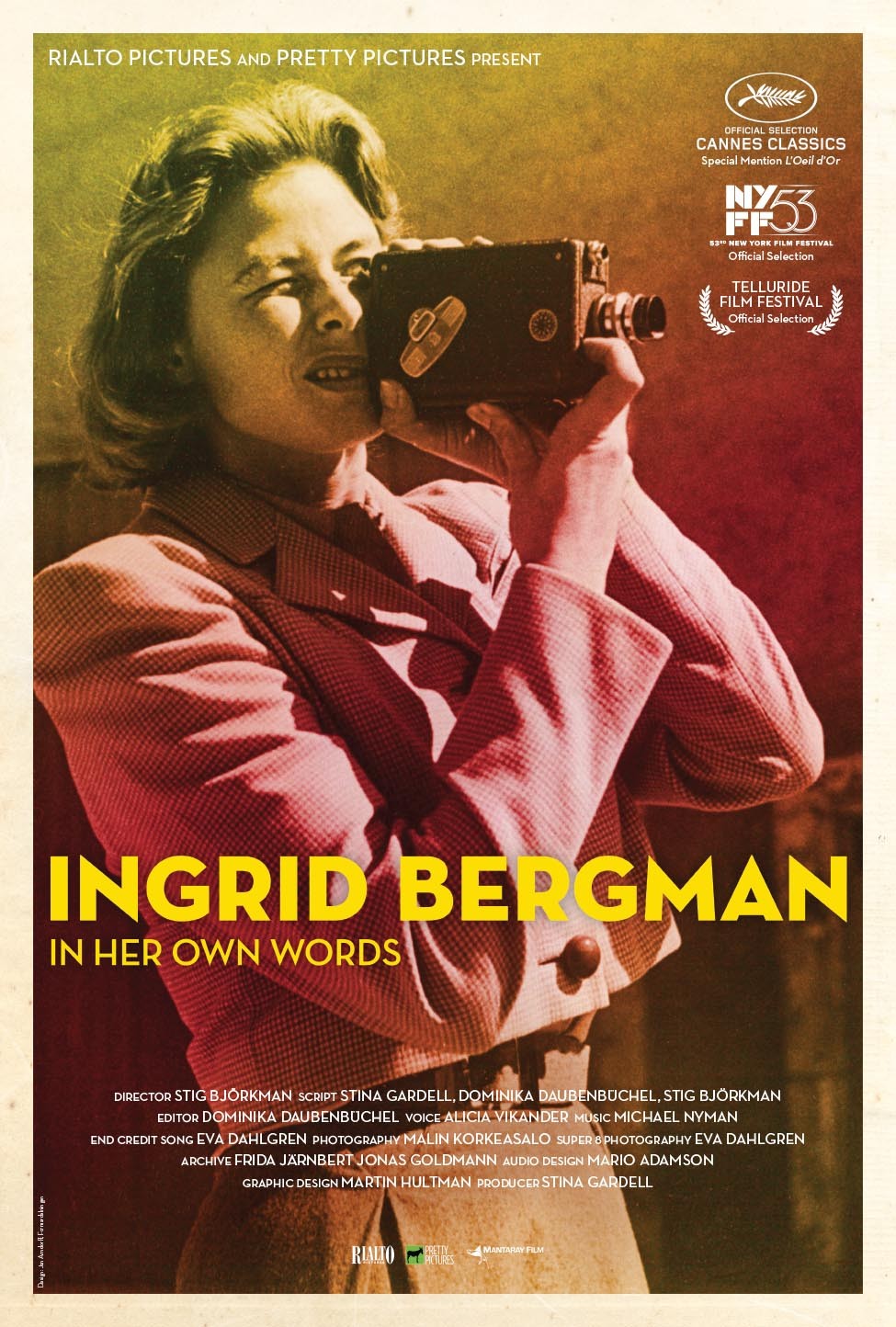 Poster of Rialto Pictures' Ingrid Bergman in Her Own Words (2015)