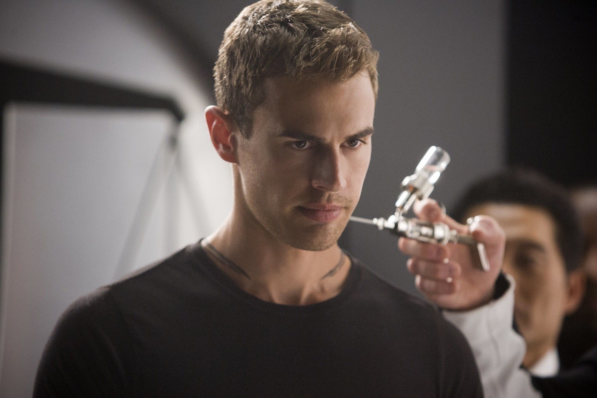 Theo James stars as Four in Summit Entertainment's The Divergent Series: Insurgent (2015)
